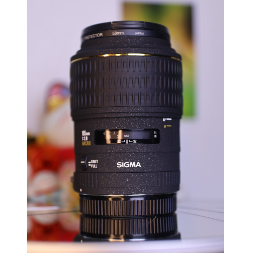 Ống kính Canon Ef  - Nikon F - Sigma 105mm F2.8 EX Macro