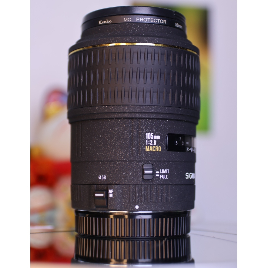 Ống kính Canon Ef  - Nikon F - Sigma 105mm F2.8 EX Macro - Ống kính Canon EF