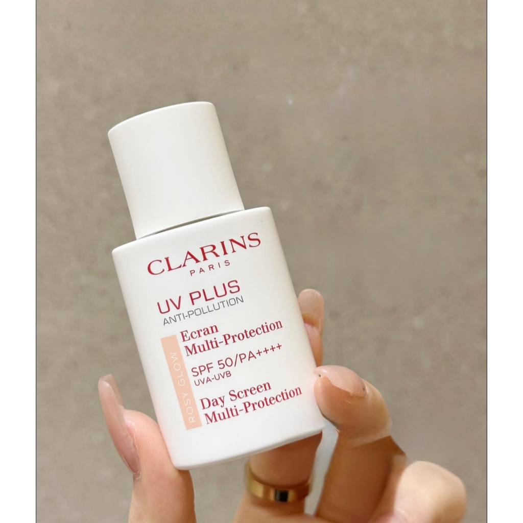 Kem chống nắng Clarins Rosy Glow, Lavender, rose, translucent....