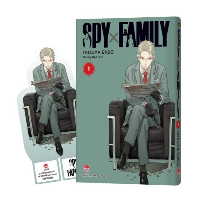 Truyện tranh Spy x Family - Tập 1 IN ĐẦU NGUYÊN SEAL GIÁ CAO TẶNG STANDEE - NXB Kim Đồng