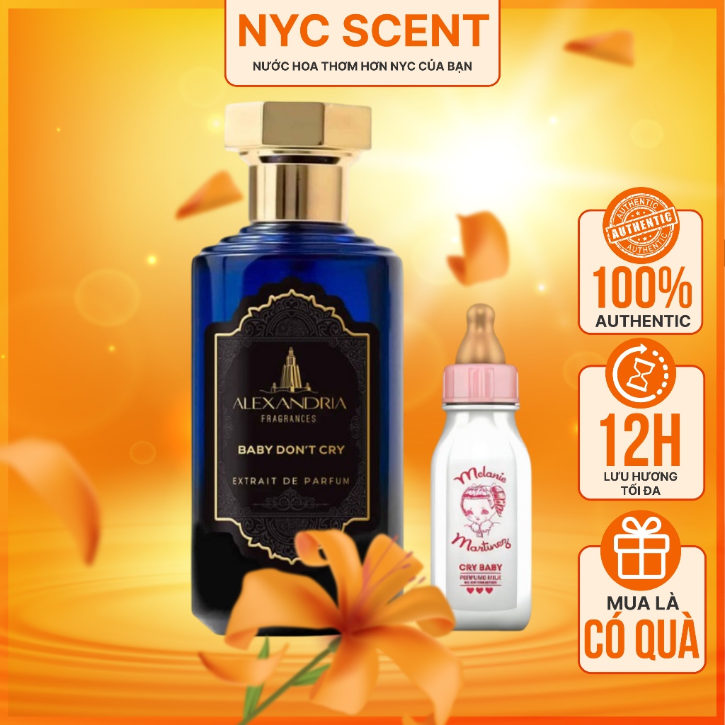 Nước hoa nữ Alexandria Baby don't cry dupe Cry Baby Perfume Milk , hương Sữa ngọt ngào quyến rũ - NY