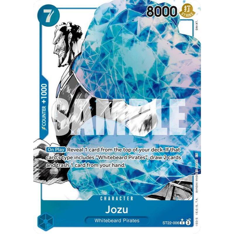 Thẻ Bài One Piece Mã ST22-006 - Jozu (Parallel) - Character - Common