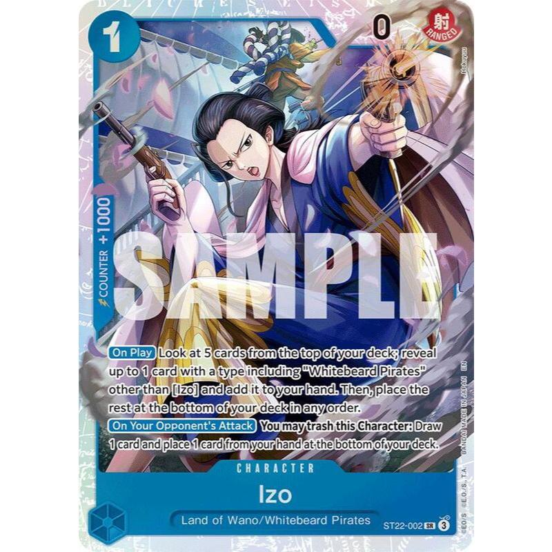 Thẻ Bài One Piece Mã ST22-002 - Izo - Character - Super Rare