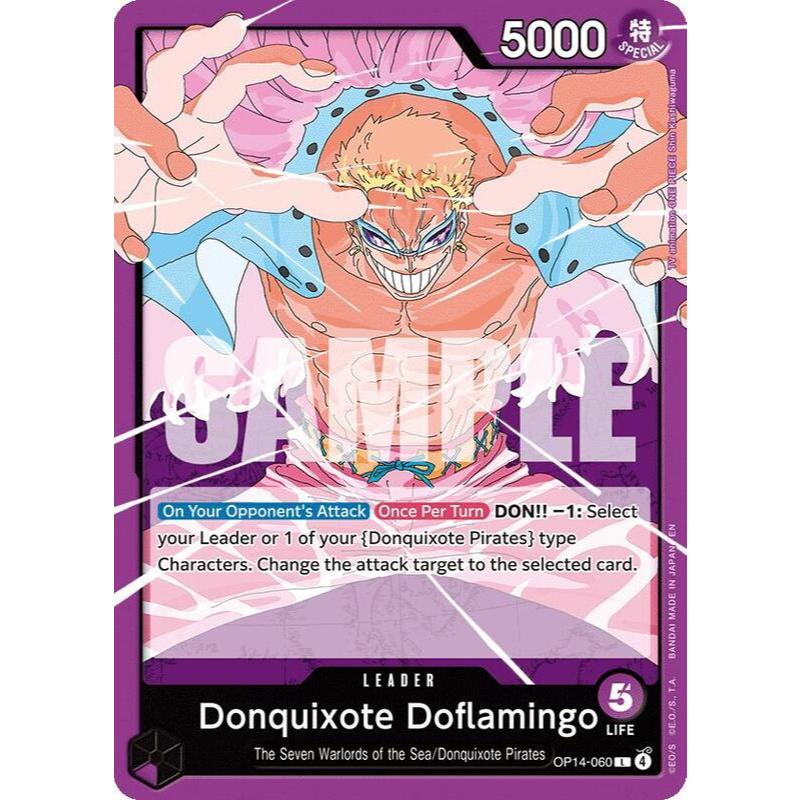 Thẻ Bài One Piece Mã OP14-060 - Donquixote Doflamingo - Leader - Leader