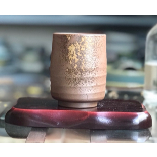 ly gốm bizen họa tiết thủ công