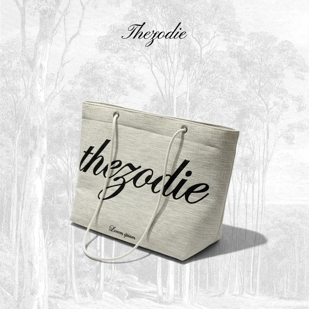 Túi tote Summer - THEZODIE - Chất liệu tơ tầm
