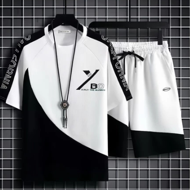 Bộ quần áo nam ATHEAN , chất vải waffle với các lỗ thông hơi liti thoáng mát ( M: NIF) Menswear (bộ 