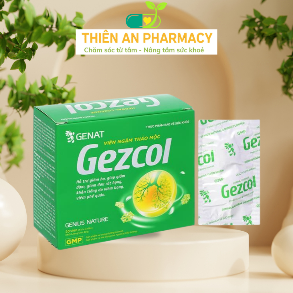 KẸO THẢO MỘC GEZCOL - HỘP 20 VIÊN