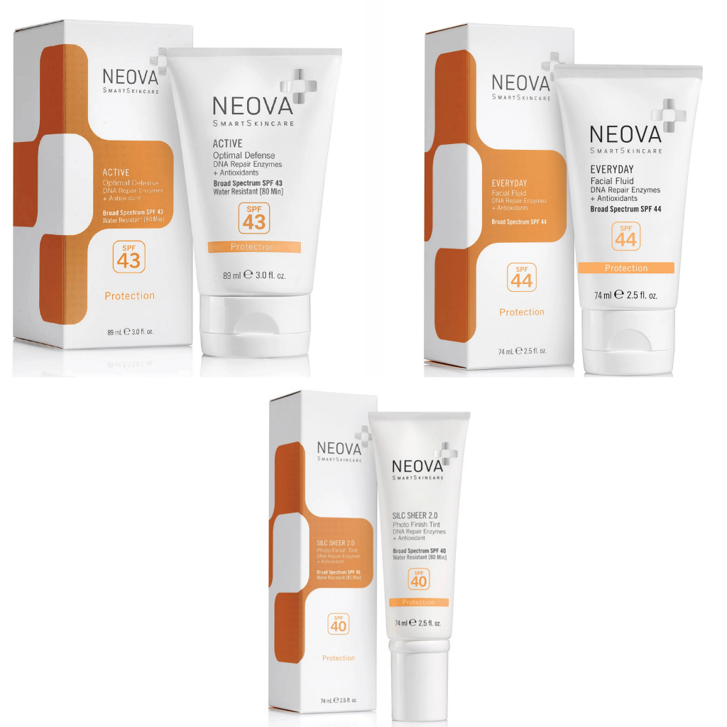 [HÀNG CÔNG TY] Kem Chống Nắng DNA Neova Silc Sheer 2.0 SPF 40 / Neova Active SPF 43 / Neova Everyday