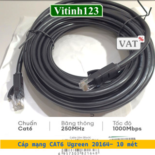 Dây mạng Cat6 Ugreen 20159, 20161, 20162, 20163, 20164,20165, 11203, 11204, 11205, 11207, 11206