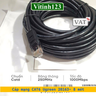 Dây mạng Cat6 Ugreen 20159, 20161, 20162, 20163, 20164,20165, 11203, 11204, 11205, 11207, 11206