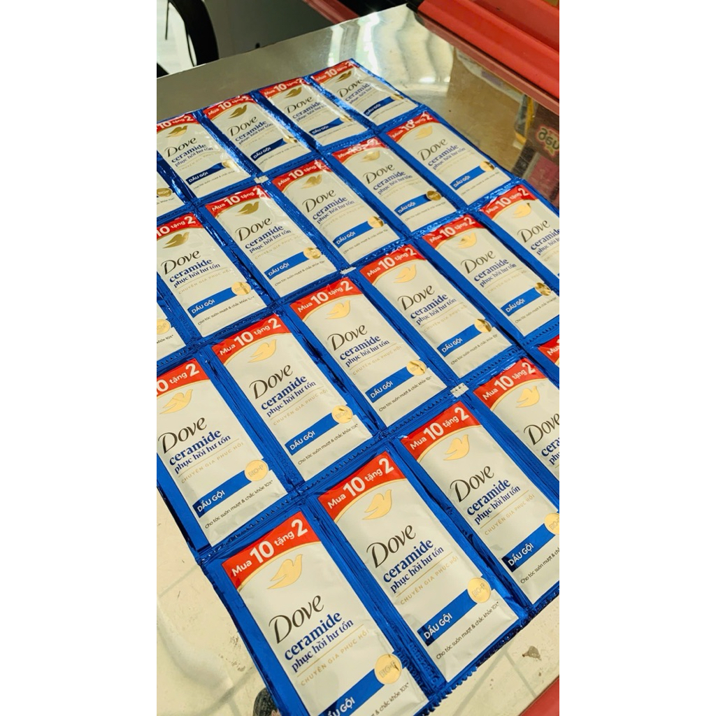 Combo [ 60 gói ] 5 dây dầu gội DoVe Phục Hồi Hư Tổn