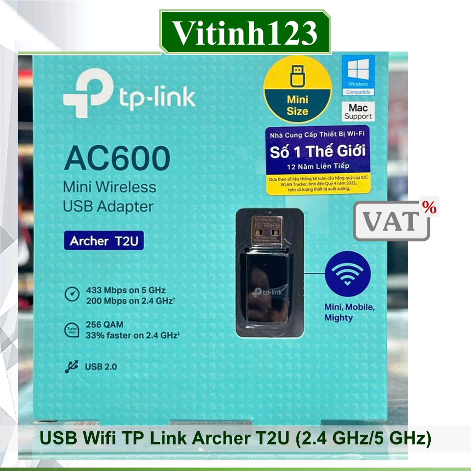 USB Wifi TP Link Archer T2U , T2U plus, T3U, T3U Plus, T4U, WN725N,WN823N