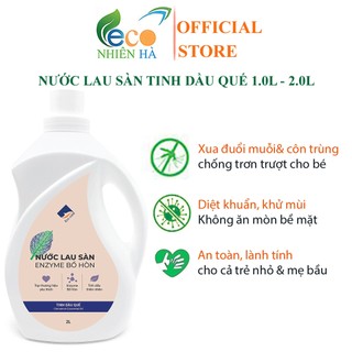 Nước lau sàn enzyme bồ hòn ECOCARE 1L/ 2L tinh dầu quế, đuổi muỗi, chống trơn trượt, an toàn cho bé