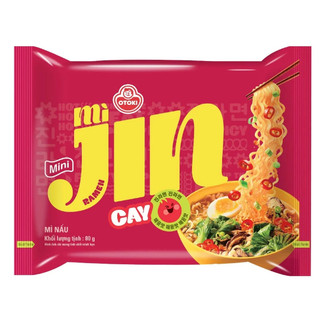 Mì Jin Ottogi/Otoki 120G (Cay / Không Cay) - Mì Nước Hàn Quốc Sợi Dai, Nước Dùng Đậm Đà - OTOKI Chính Hãng