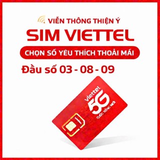 SIM VIETTEL PHÔI 5G ĐẦU SỐ ->03-08-09{nghe gọi hoặc ĐK gói data tùy chọn}TRANG 1