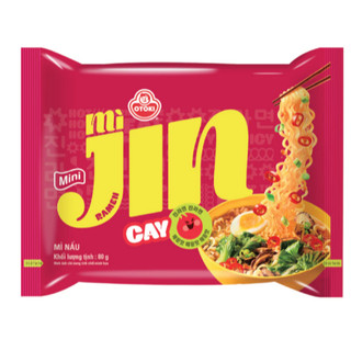 Mì Jin Ottogi/Otoki 120G (Cay / Không Cay) - Mì Nước Hàn Quốc Sợi Dai, Nước Dùng Đậm Đà - OTOKI Chính Hãng