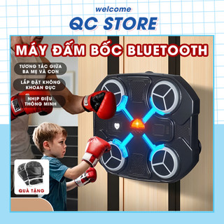 Máy Boxing theo nhạc gắn tường tiện dụng thế hệ mới có Bluetooth cho bé tập thể thao QC Store