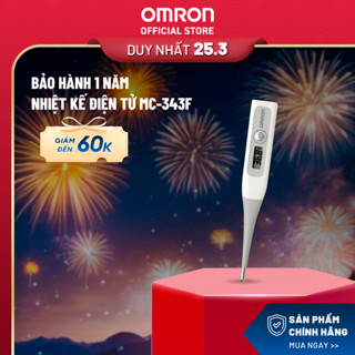 Bảo hành 1 Năm - Nhiệt kế điện tử Omron MC-343F