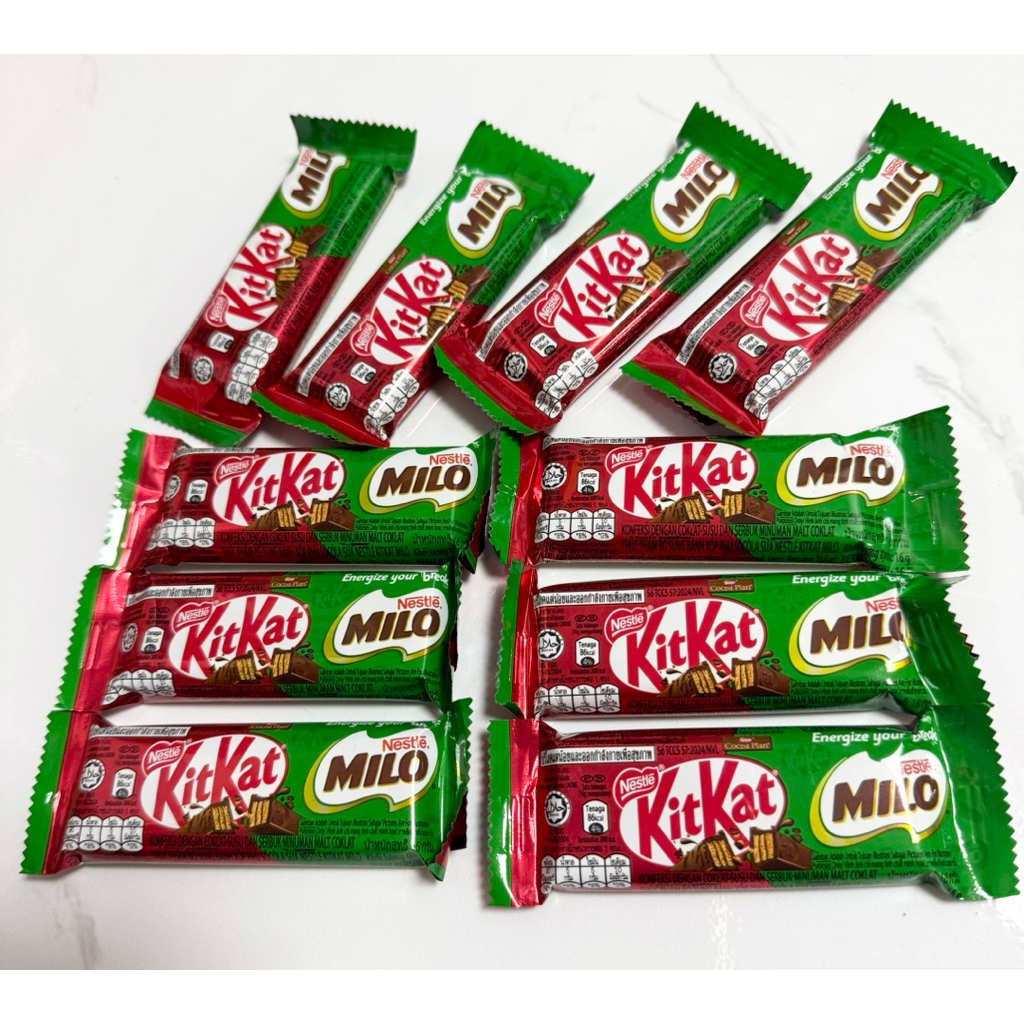 Combo 1-3-5 Thanh KitKat Milo Nestle 16g ( Xanh )