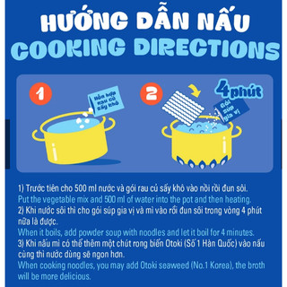 Mì Jin Ottogi/Otoki 120G (Cay / Không Cay) - Mì Nước Hàn Quốc Sợi Dai, Nước Dùng Đậm Đà - OTOKI Chính Hãng