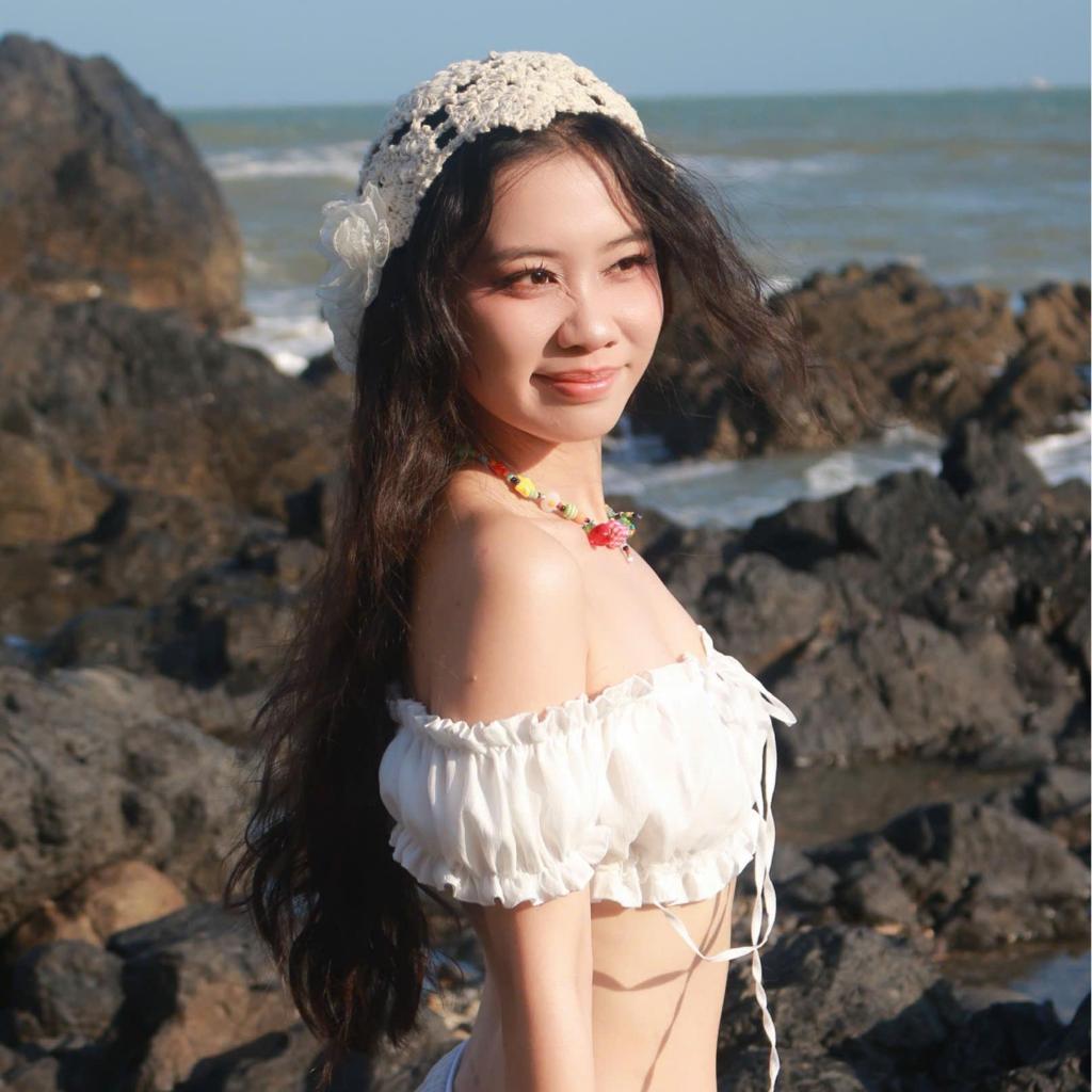 NAMI TOP - Áo Croptop Tay Ngắn Mùa Hè Nhún Bèo Co Giãn May1988 - A6 | BigBuy360 - bigbuy360.vn