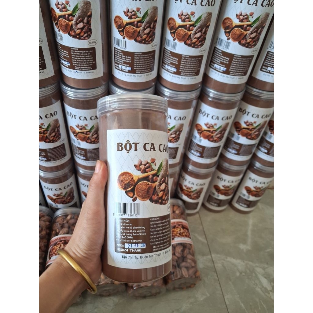 500g Bột cacao nguyên chất Dak Lak - Cacao xứ sở Krong Ana
