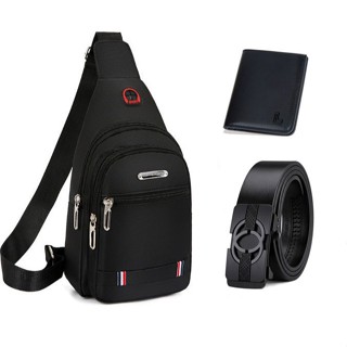 Combo giá hời Túi đeo chéo nam vải canvas có lỗ sạc , lỗ tai nghe DB1571 Tặng Mũ hoặc Ví