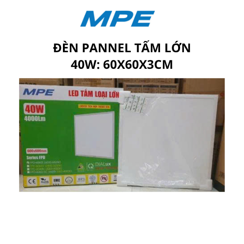 Đèn Led Panel 60x60 40w(FPD-6060T), Chính Hãng MPE