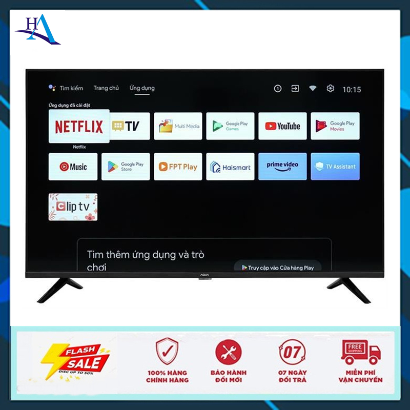 Android Tivi Aqua FHD 43 inch AQT43K800FG (Free Ship Nội Thành TP.HCM-Ngoài Tỉnh Liên Hệ Shop)
