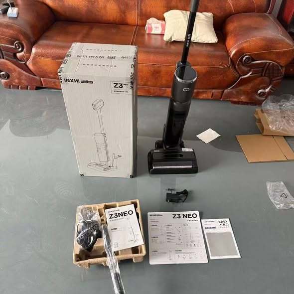 Máy lau nhà + hút bụi thông minh INXNI Z3 NEO (quốc tế), tự giặt giẻ & diệt khuẩn