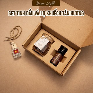 Bộ Tinh Dầu Cà Phê Khử Mùi Ô Tô Xe Hơi Xe Dịch Vụ Thơm Phòng, Nhà Vệ Sinh, Góc Làm Việc, làm Quà Tặng Dawn Light TDCFTH