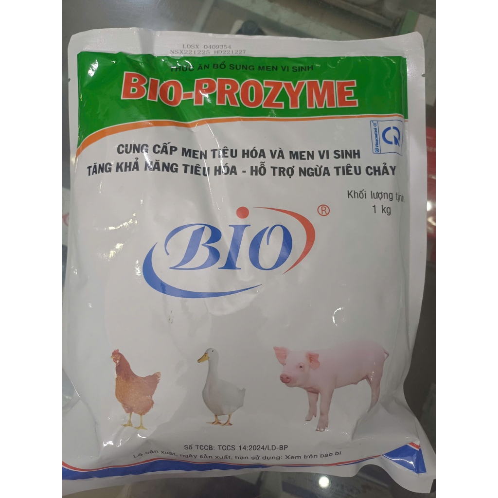 BIO-PROZYME 1KG THỨC ĂN BỔ SUNG MEN VI SINH