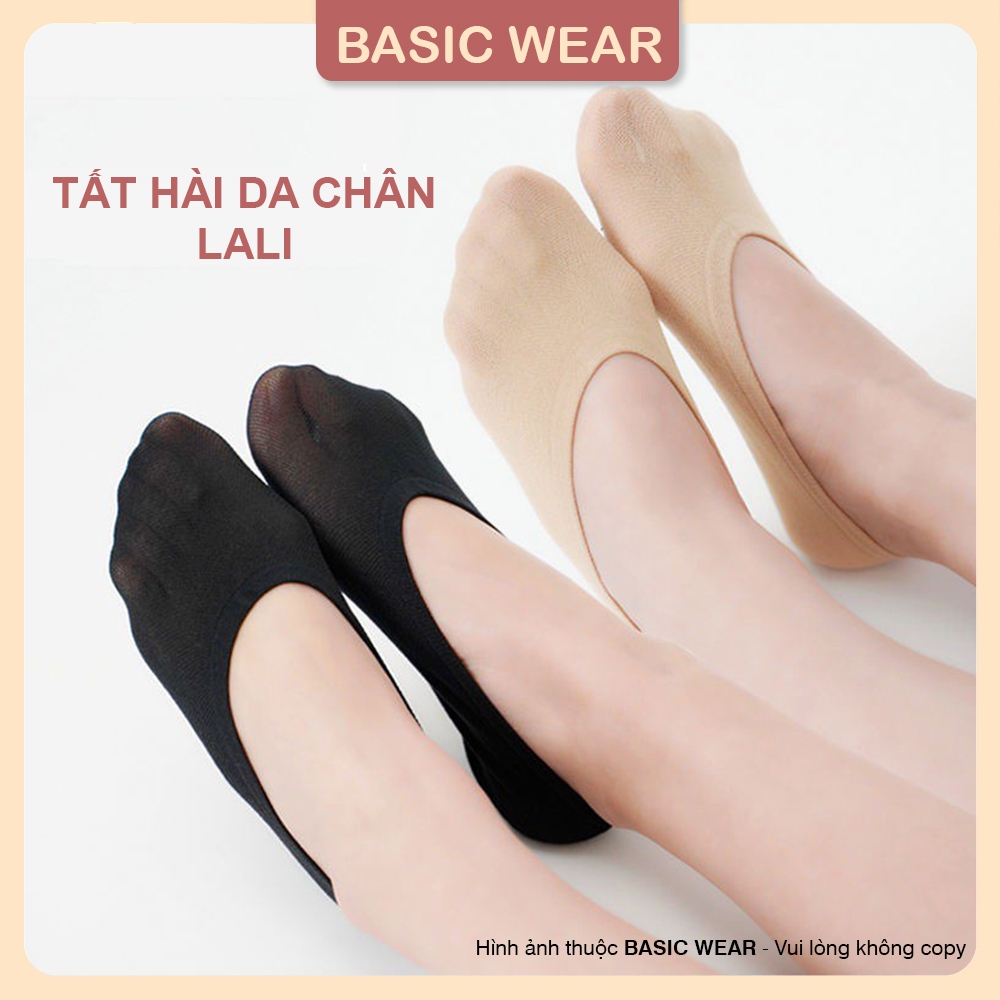 Tất Hài Nữ Da Chân Siêu Dai, Vớ Lười Chống Tuột Silicon, Vớ Đi Giày Búp Bê Cao Gót LALI