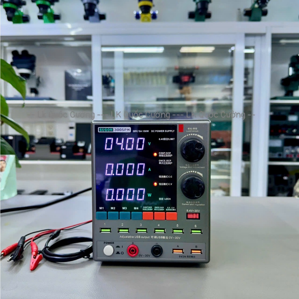 Cấp nguồn 5A30V hiển thị số Sugon 3005PM