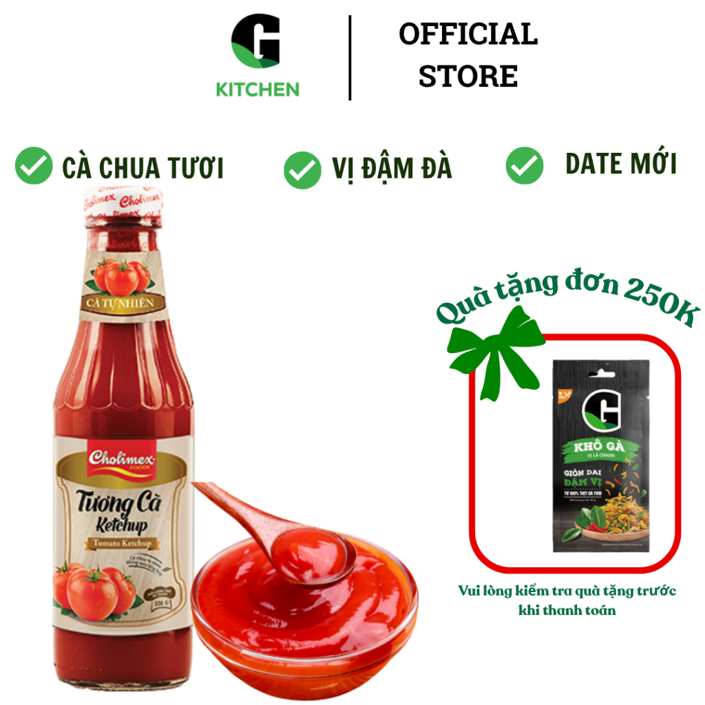 Tương cà Ketchup Cholimex G Kitchen 330g