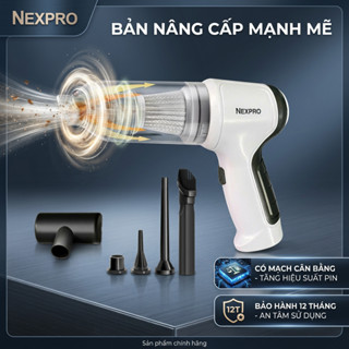 [ Bản Nâng Cấp ] Máy Hút Bụi Mini Cầm Tay Không Dây NEXPRO Lực Hút Mạnh 9000Pa, Đa Năng Hút Ô Tô, Sofa, Bàn Phím