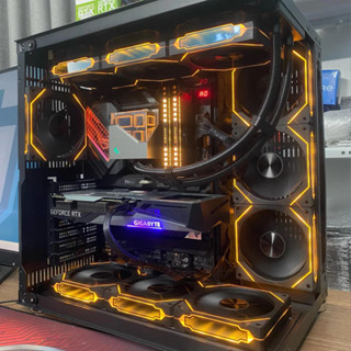 Prims 4RS ARGB - Quạt tản nhiệt máy tính 12cm - Fan gương led vô cực kiểu lianli sync cả Main và Hub