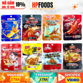 Combo MIX 20 chân gà rút xương các loại Anna Lala Heyyo Làng An Alishan Tương thơm Tê Cay Bách Thảo Ủ muối Hoa Tiêu