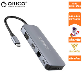 Đế cắm đa năng 11 trong 1 cổng type c orico mc-u111p - hàng chính hãng