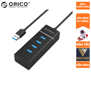 Bộ chia usb hub 4 cổng usb 3.0 orico w6ph4-u3-bk- nhà phân phối chính hãng