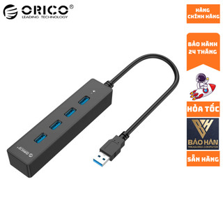 Bộ chia usb hub 4 cổng usb 3.0 orico w8ph4-u3 - nhà phân phối chính hãng