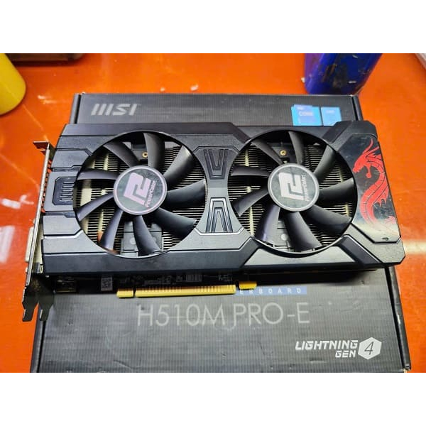 [HCM] Card VGA Màn Hình Cũ Power Color AMD Radeon RX 570 (4GB/GDDR5/256BIT) Bảo Hành 03 Tháng