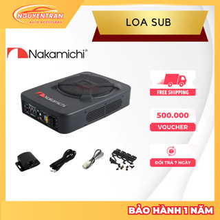 Loa sub Ô Tô NAKAMICHI NBF 8.1A Bass 8, NBF9.5A Bass 10 – Sub Gầm Ghế Ô Tô, Âm Bass Uy Lực, Tương Thích Mọi Dòng Xe