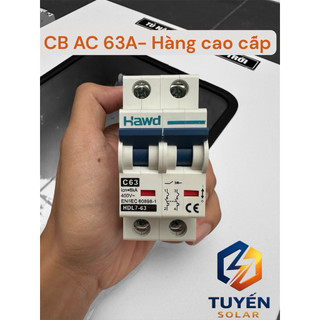 Aptomat HAWD - CB AC 63A. Bộ ngắt mạch an toàn.