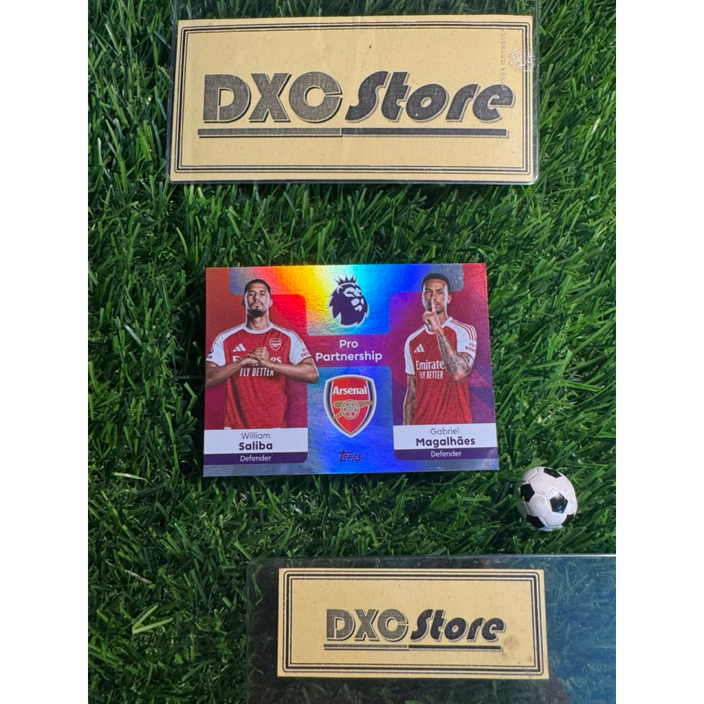 [ CHÍNH HÃNG ] - PRO PARTNERSHIP - TOPPS PREMIER LEAGUE 2026 - WILLIAM SALIBA & GABRIEL MAGALHAES (A