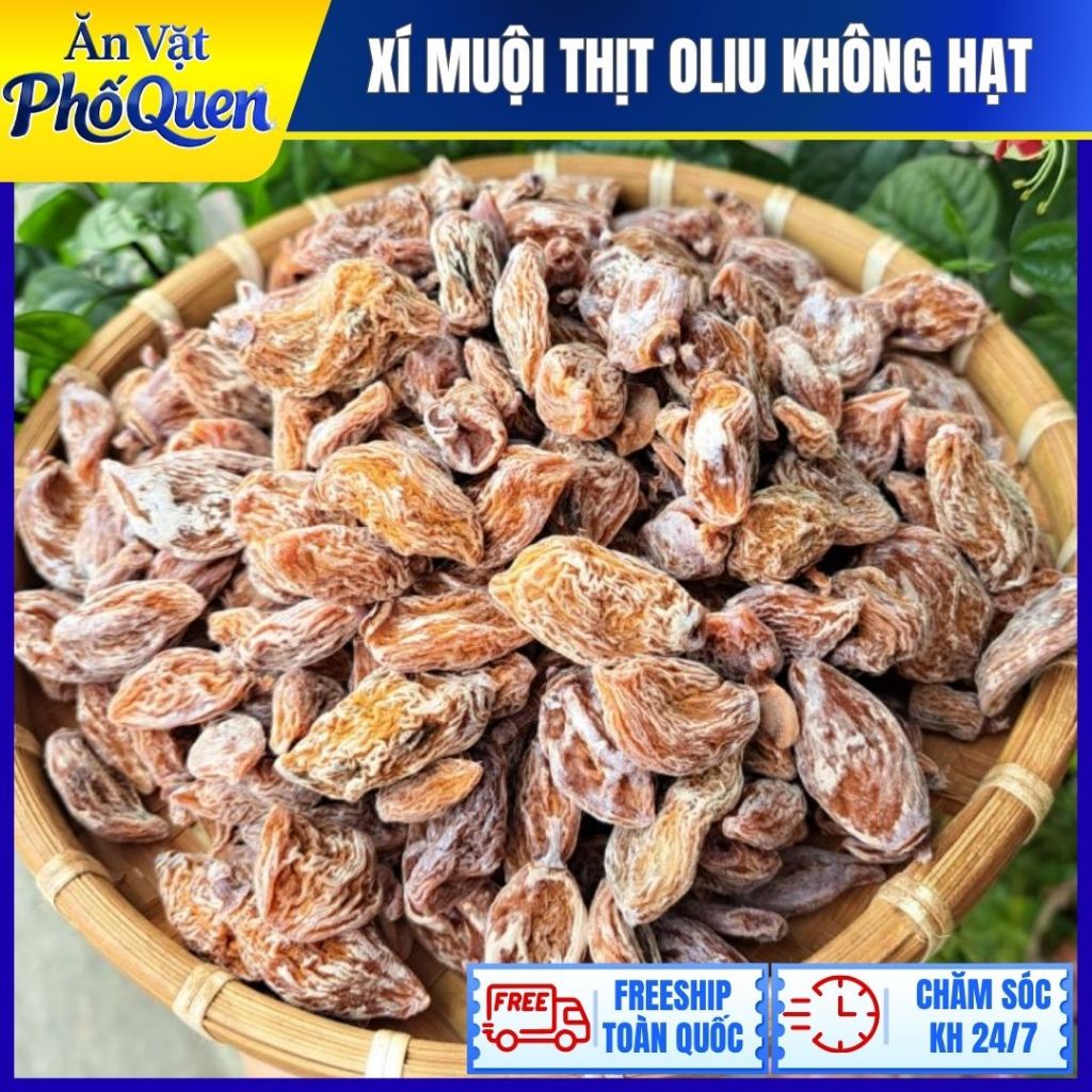 [HÀNG MỚI] Xí Muội Thịt Oliu - Không Hạt Chua Ngọt - Ô Mai Xí Muội Ô Liu - Xí Muội Oliu Loại Ngon