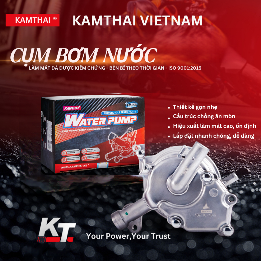 CỤM BƠM NƯỚC KAMTHAI EXCITER 135/ JUPITER MX