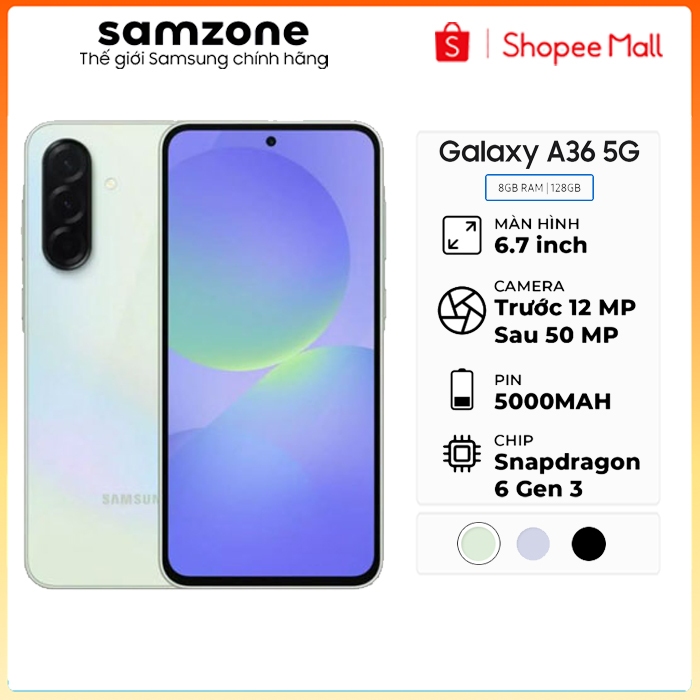 [ KH T3 ]A Điện thoại Samsung Galaxy A36 5G (8GB/128GB)