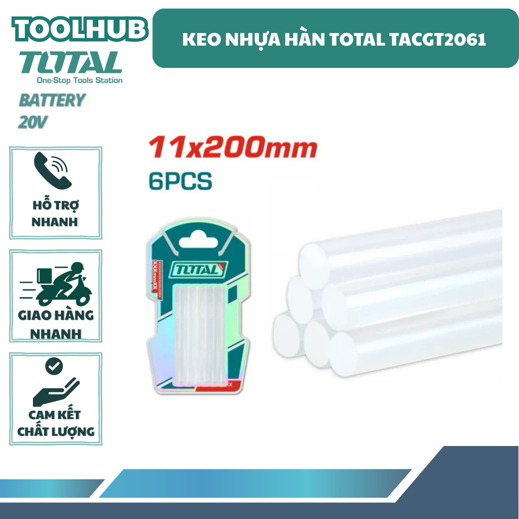 TOTAL KEO NHỰA HÀN TOTAL TACGT2061 [CHÍNH HÃNG] KEO NẾN TOTAL [RẺ]